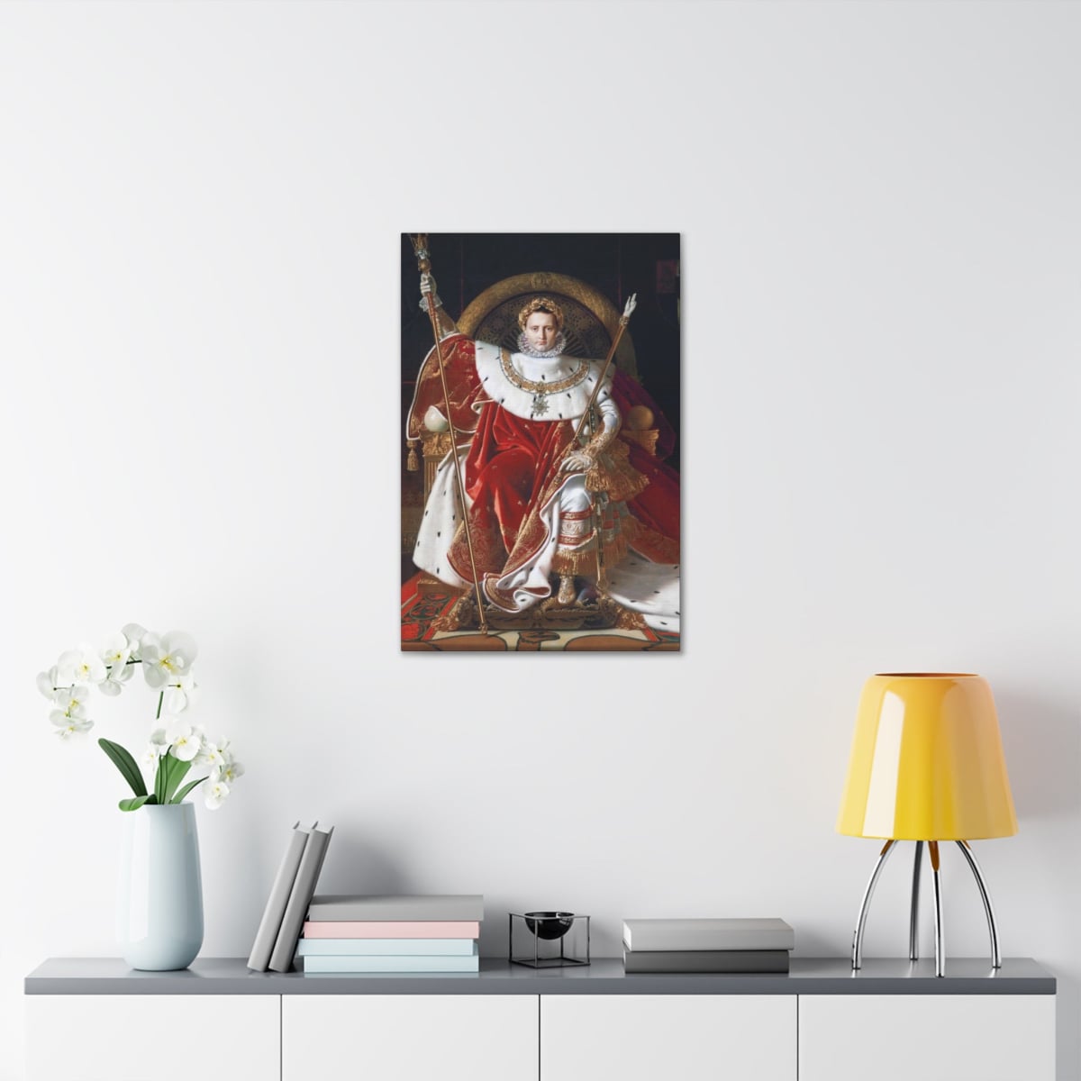 Elevate Your Space with Napoleon I Canvas Wrap | Historical Art