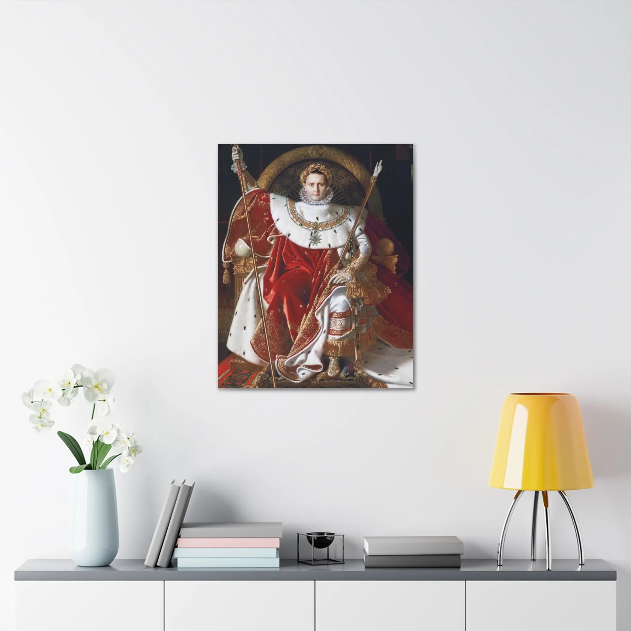 Elevate Your Space with Napoleon I Canvas Wrap | Historical Art