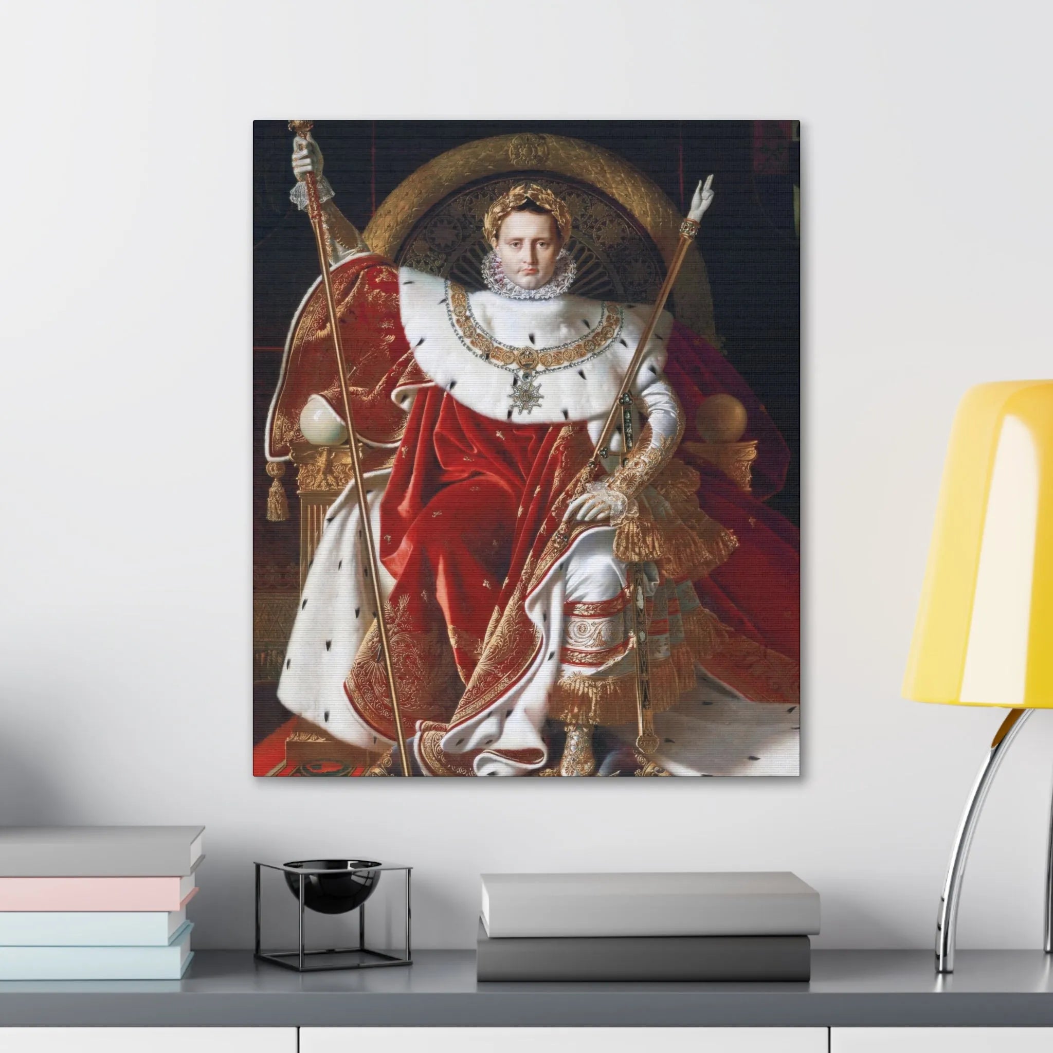 Elevate Your Space with Napoleon I Canvas Wrap | Historical Art