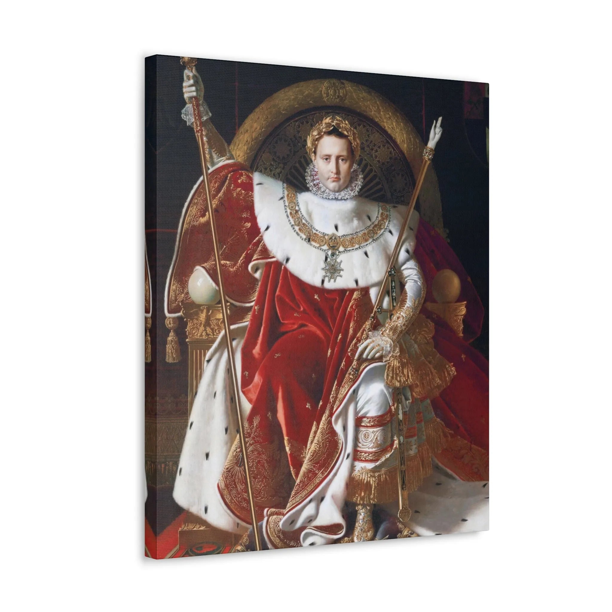 Elevate Your Space with Napoleon I Canvas Wrap | Historical Art