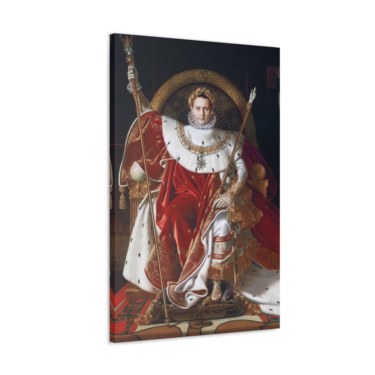 Elevate Your Space with Napoleon I Canvas Wrap | Historical Art