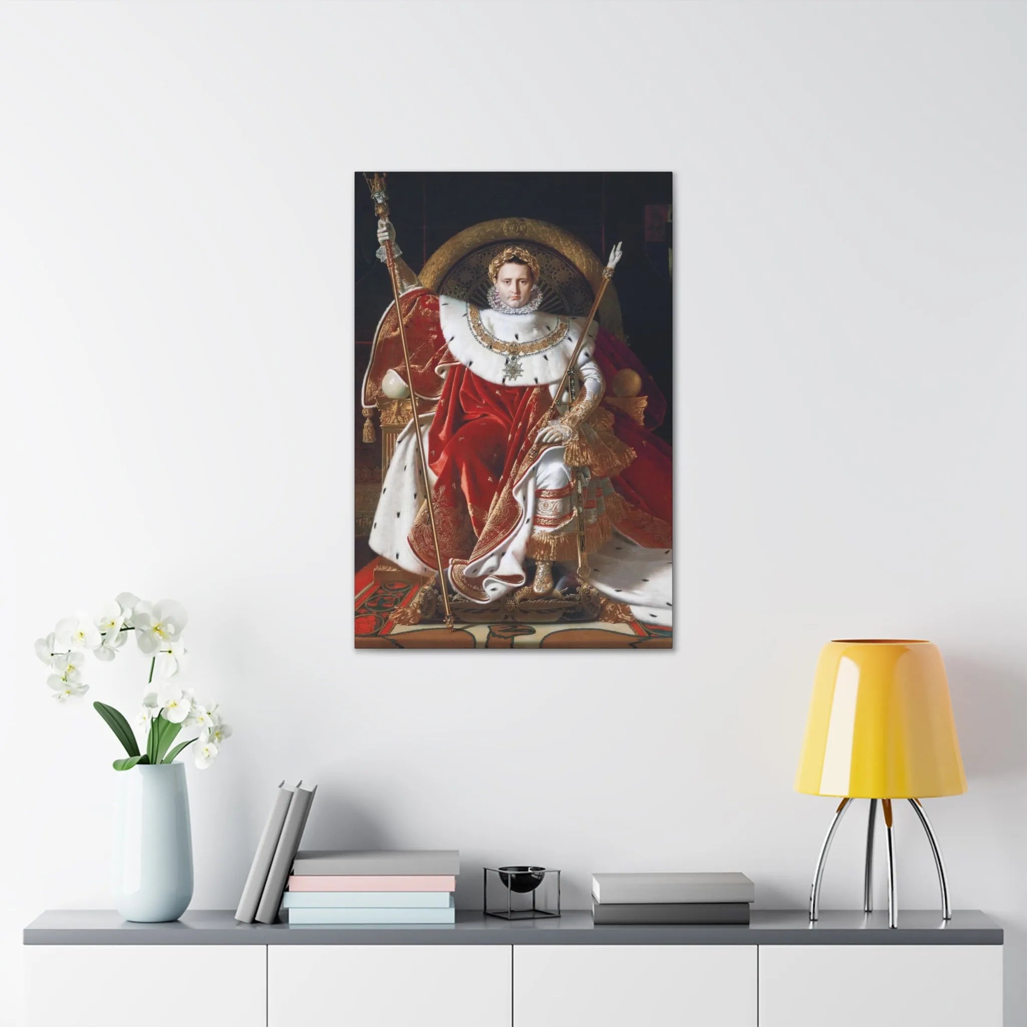 Elevate Your Space with Napoleon I Canvas Wrap | Historical Art