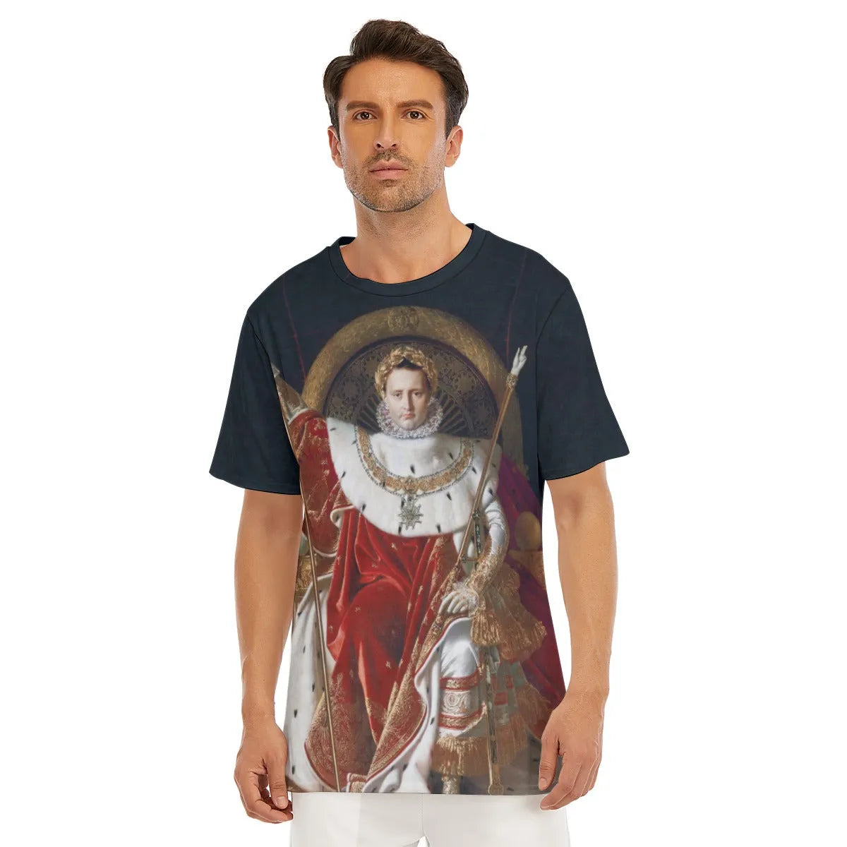 Napoleon I on His Imperial Throne Famous Painting T-Shirt