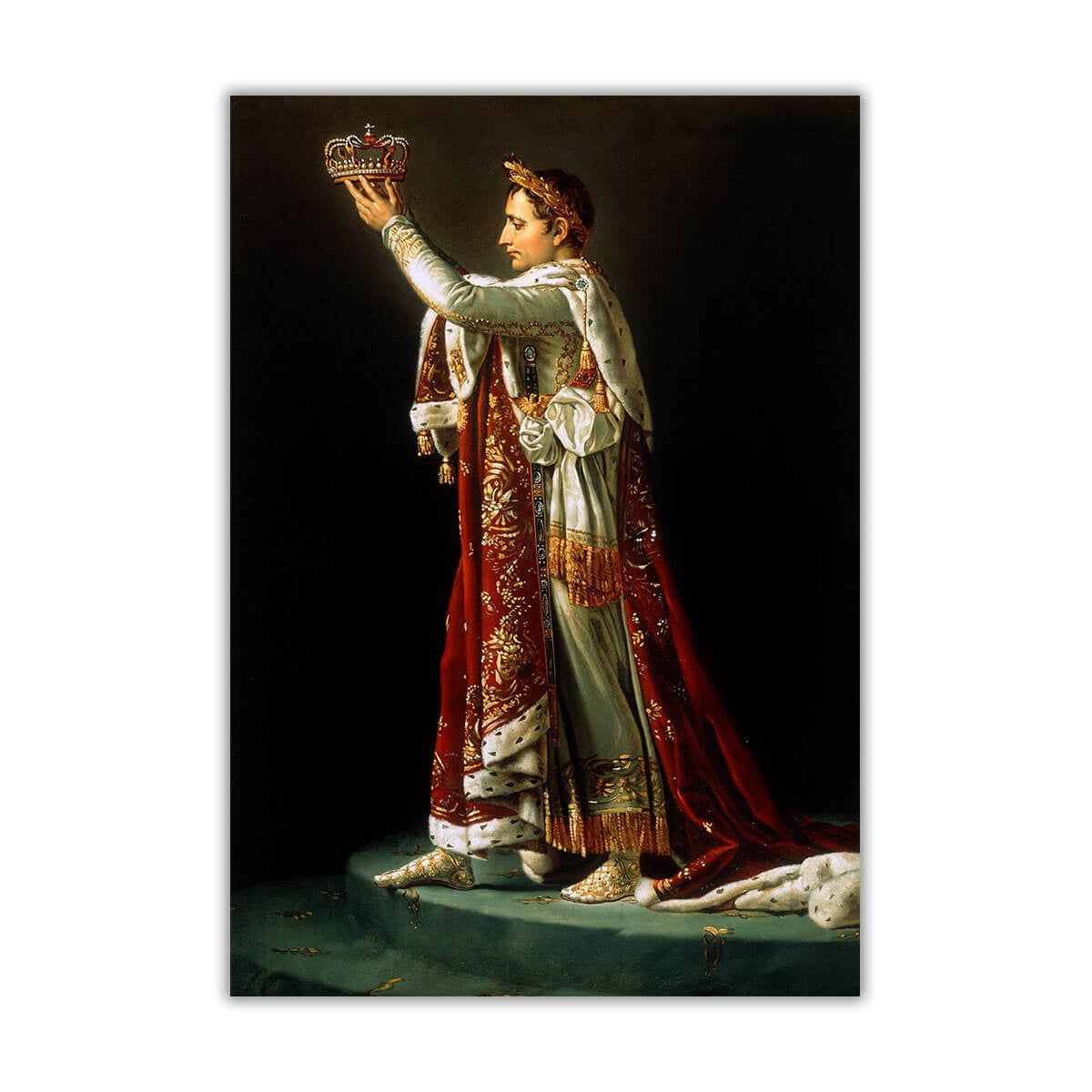 Napoleon Portrait Coronation Canvas Print - Own a Piece of History