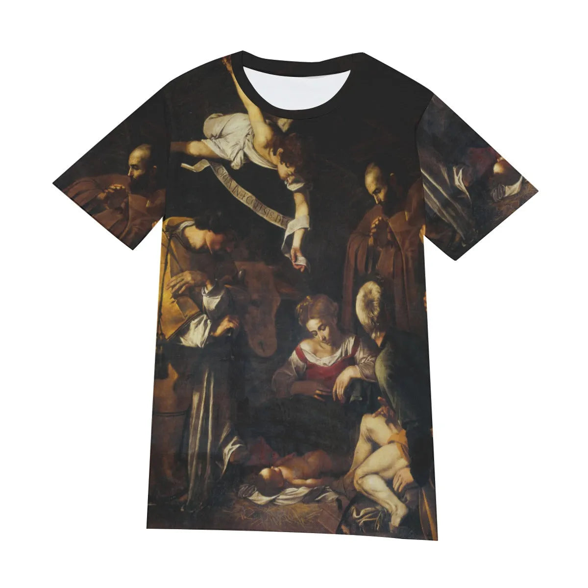 Nativity by Caravaggio Art T-Shirt