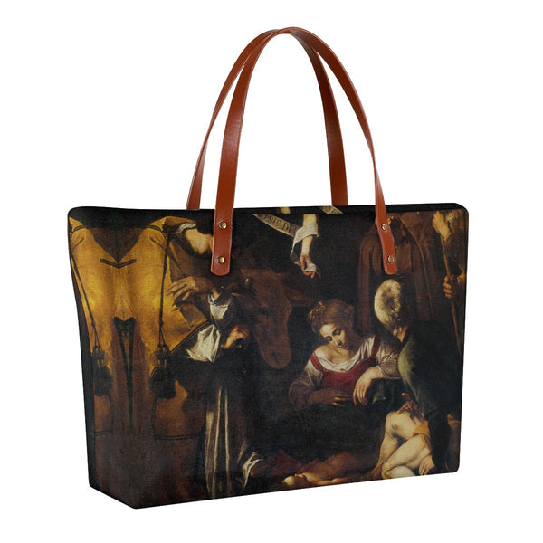 Nativity by Caravaggio Tote Bag