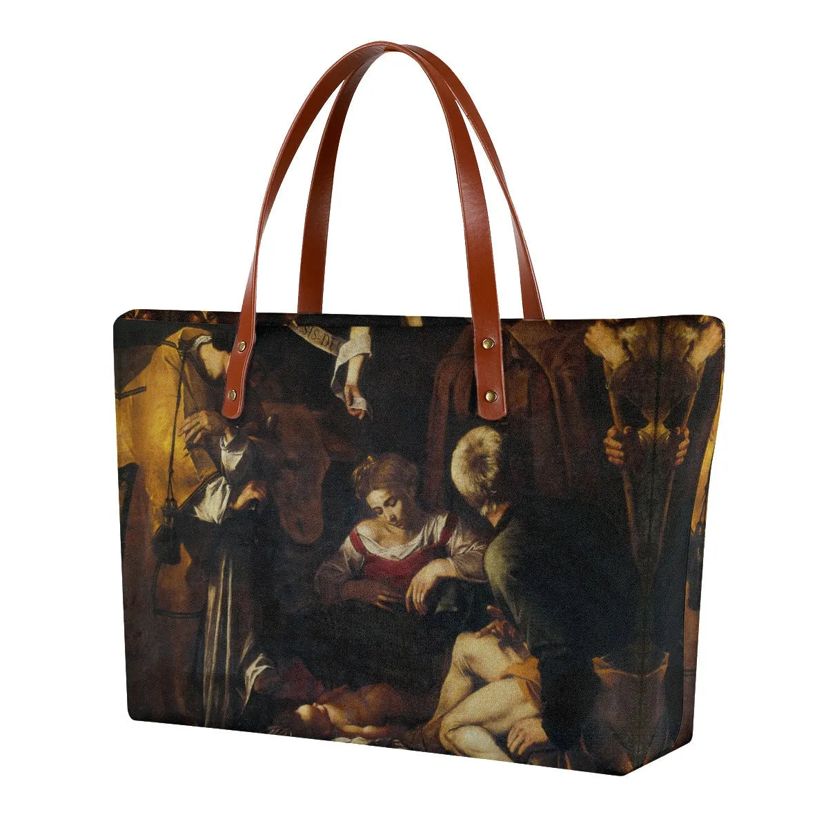 Nativity by Caravaggio Tote Bag