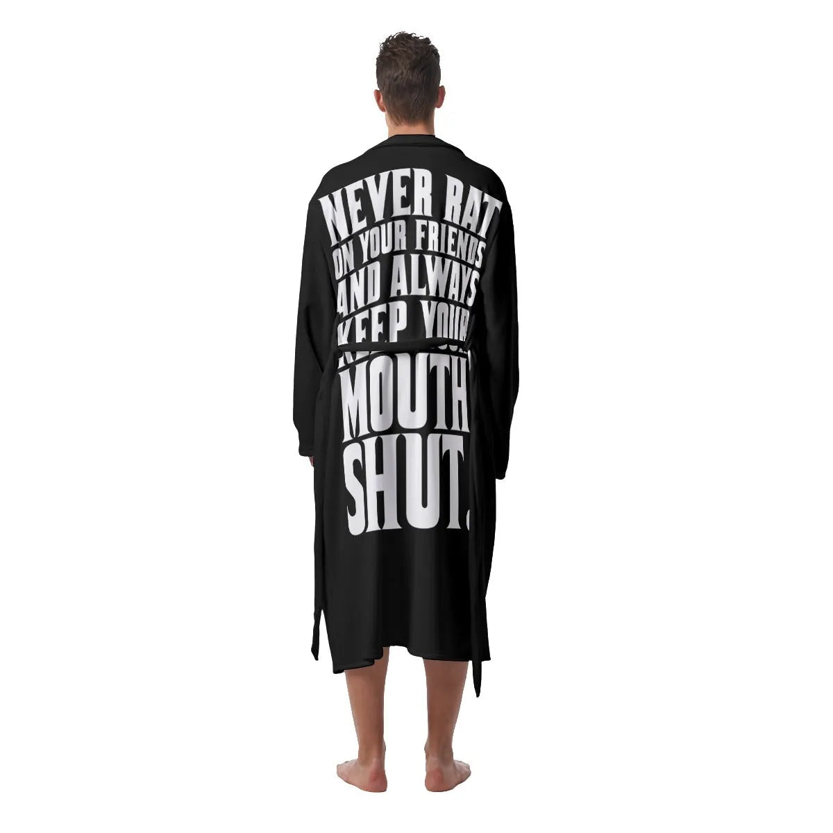 Never Rat on your Friends and Always Heavy Fleece Robe