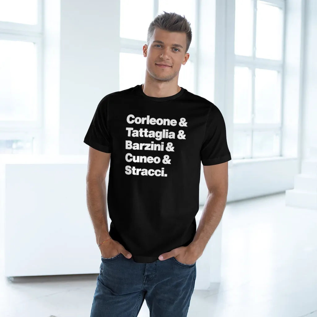 New York Five Families Corleone Tattaglia Barzini Cuneo Stracci T-shirt