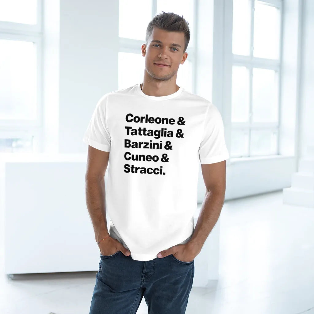 New York Five Families Corleone Tattaglia Barzini Cuneo Stracci T-shirt
