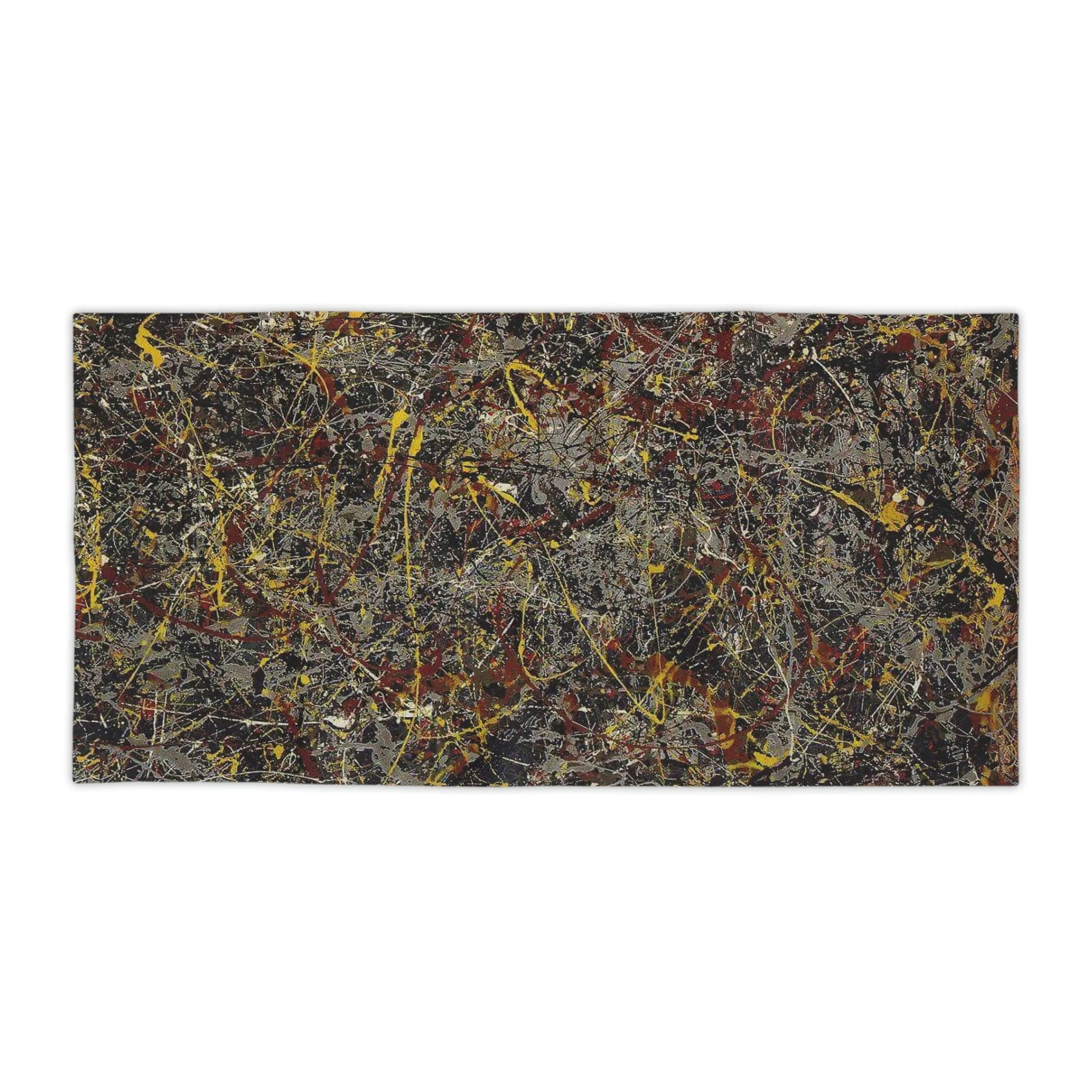 No 5 1948 by Jackson Pollock Art Beach Towels