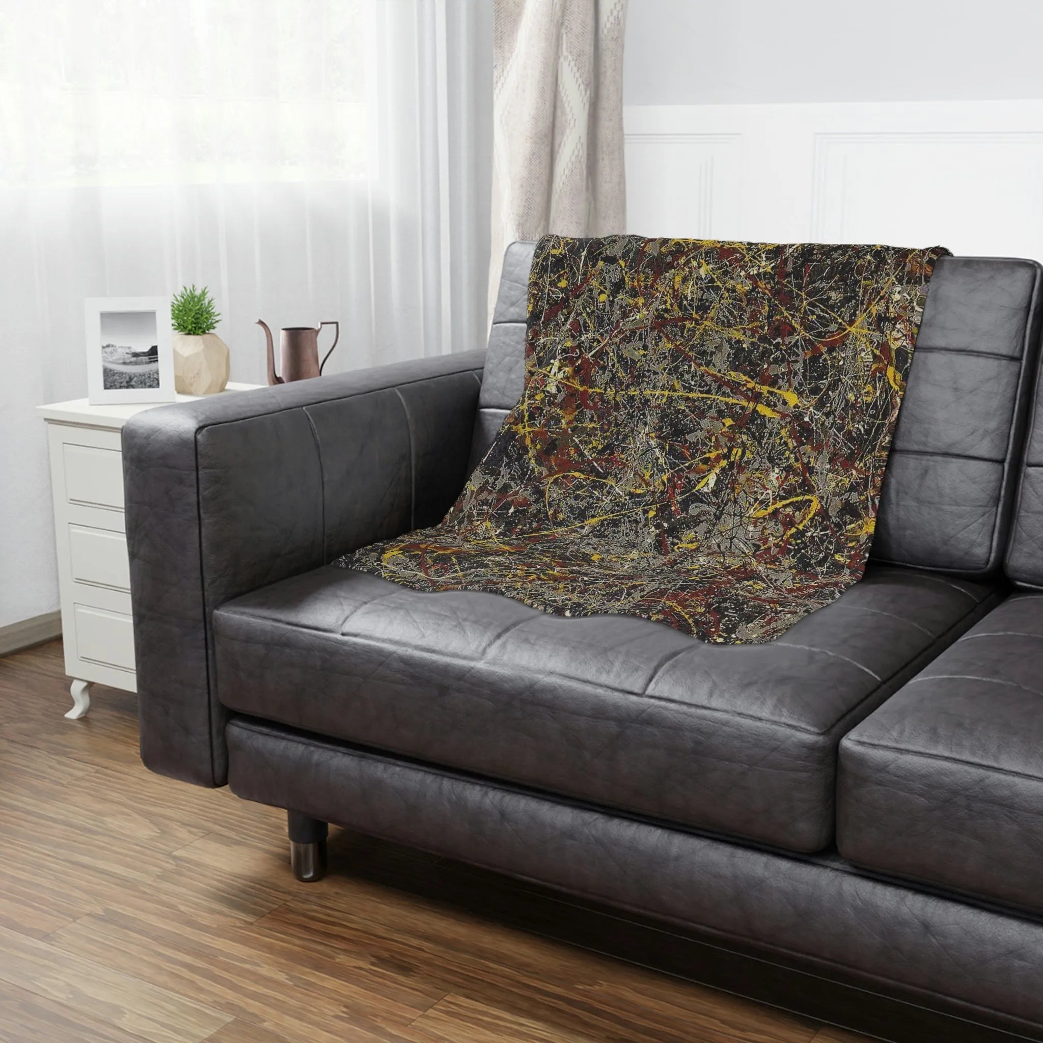 Jackson Pollock-inspired home accessory: No 5 1948 Art Blanket