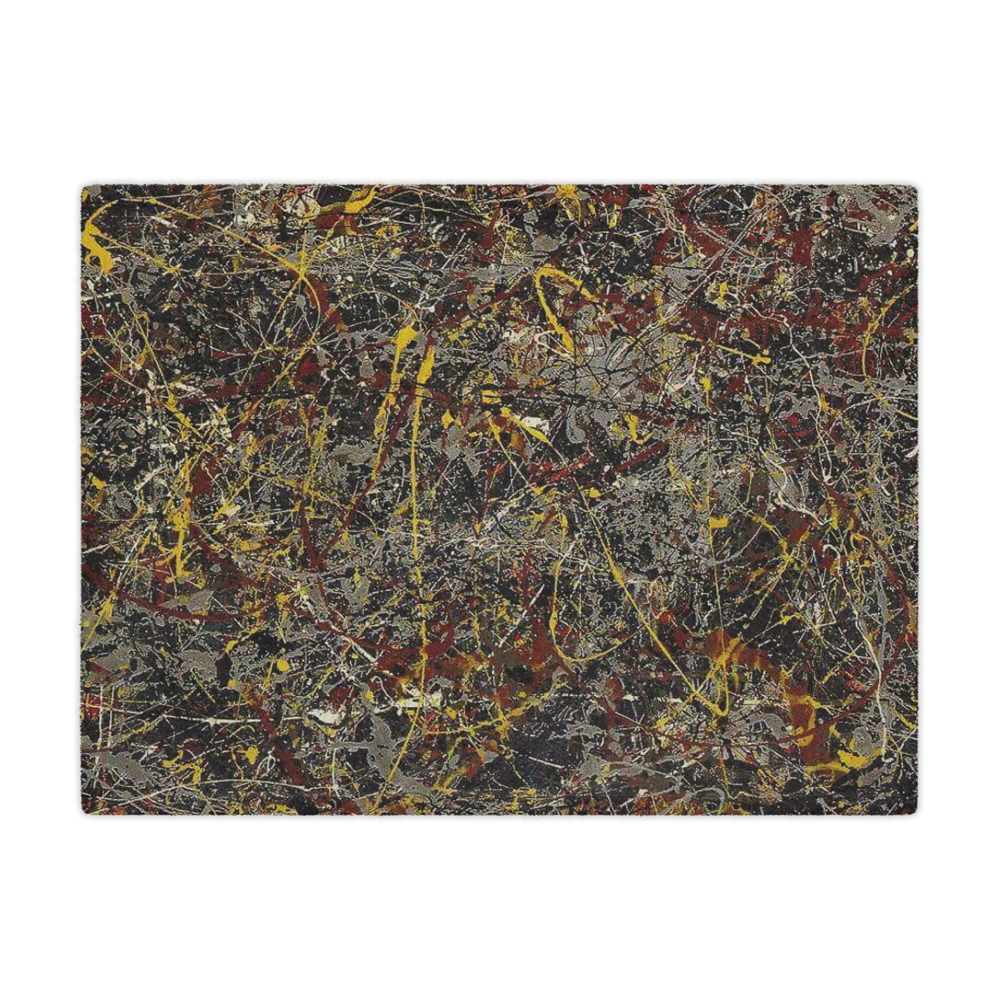 Jackson Pollock’s No. 5 1948 Art Blanket: Iconic Home Decor