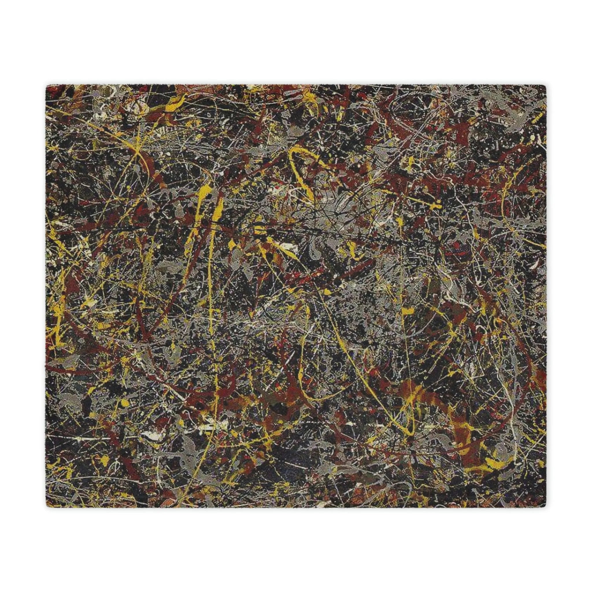 No 5 1948 by Jackson Pollock Art Blanket featuring abstract expressionist artwork