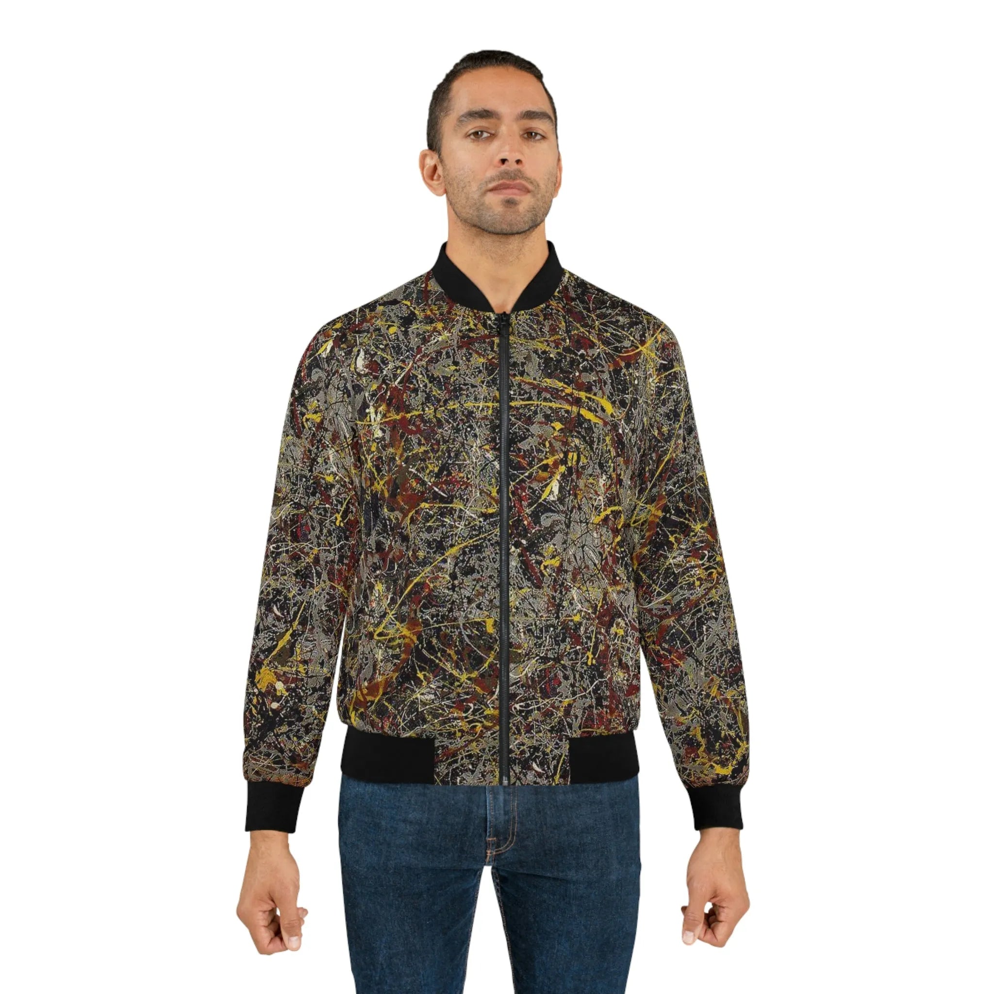 No 5 1948 by Jackson Pollock Art Bomber Jacket