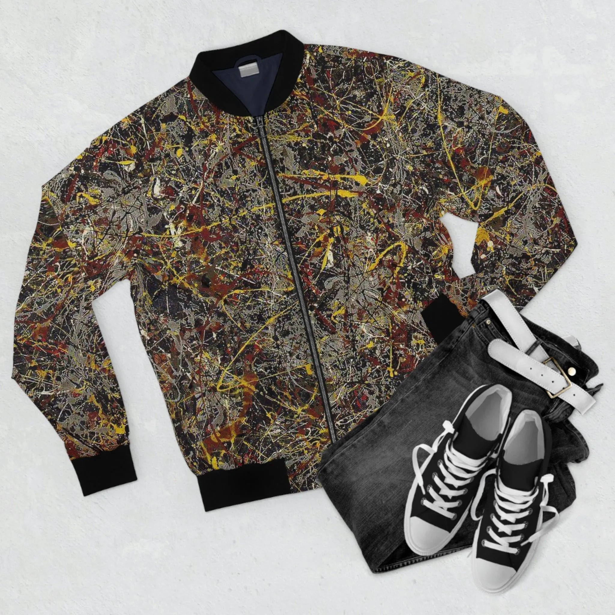 No 5 1948 by Jackson Pollock Art Bomber Jacket