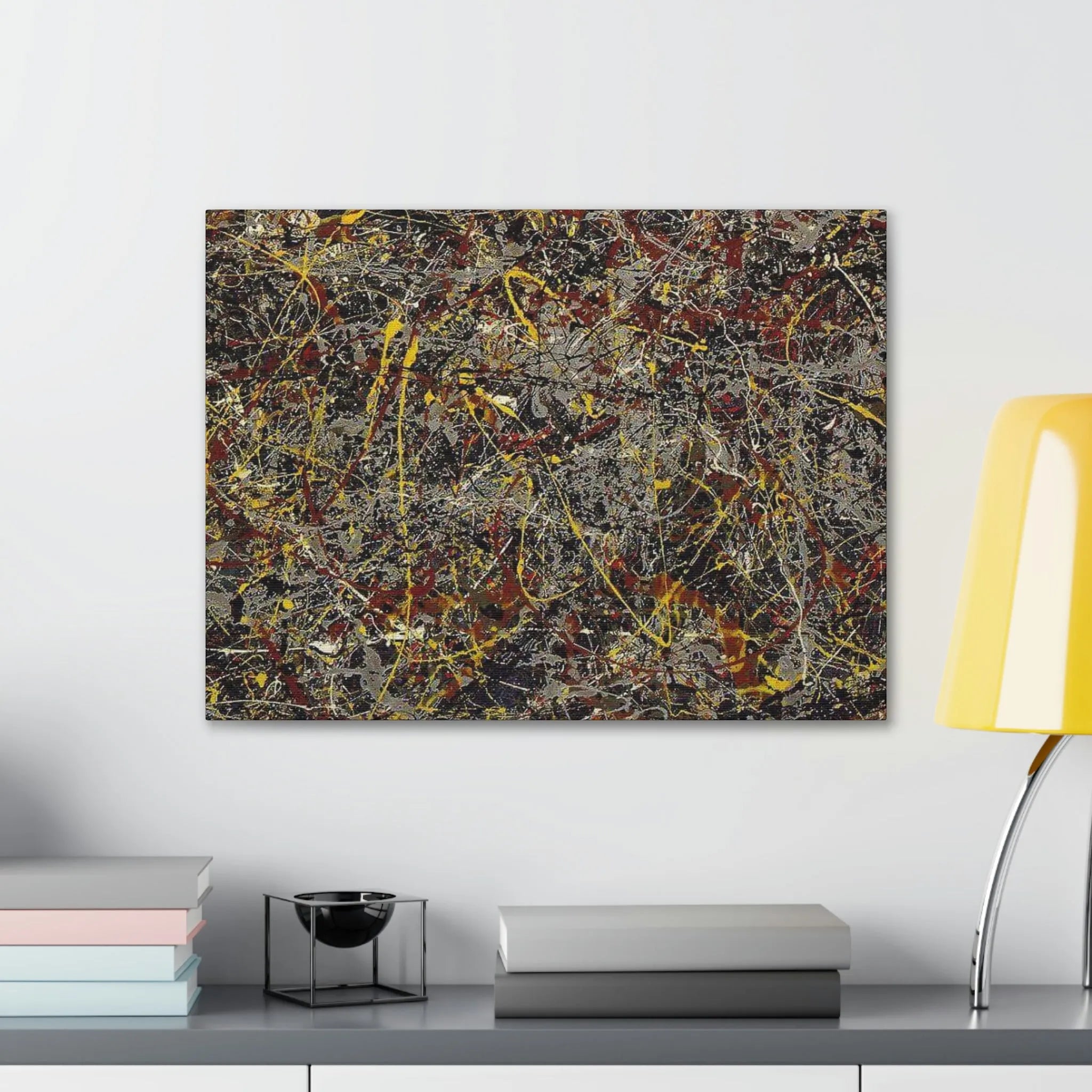 No 5 1948 by Jackson Pollock Art Canvas Gallery Wraps