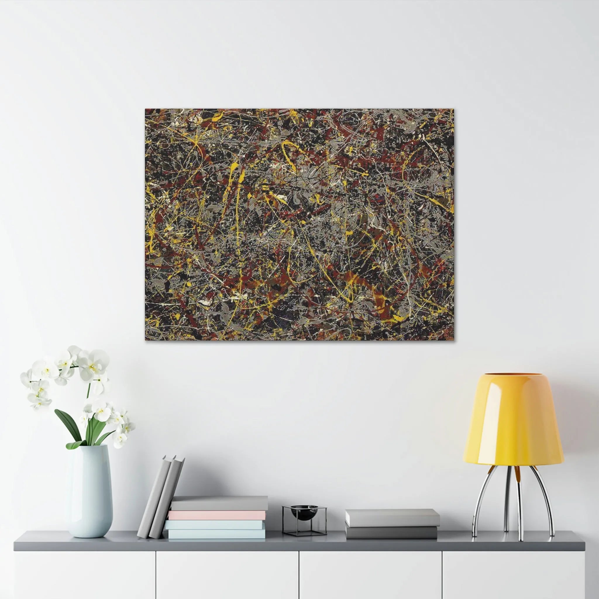 No 5 1948 by Jackson Pollock Art Canvas Gallery Wraps