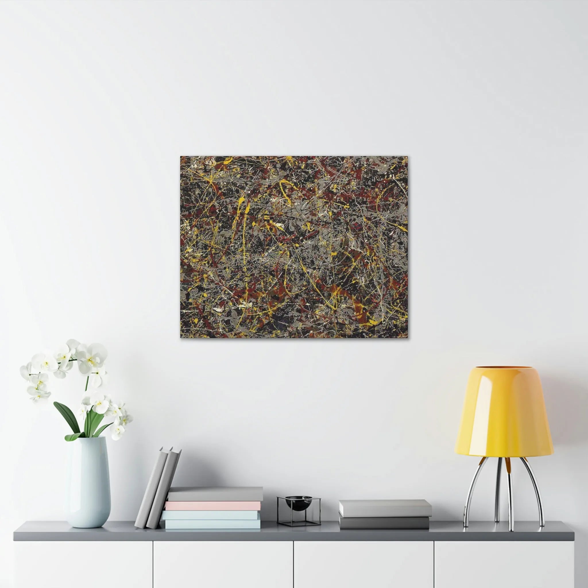 No 5 1948 by Jackson Pollock Art Canvas Gallery Wraps