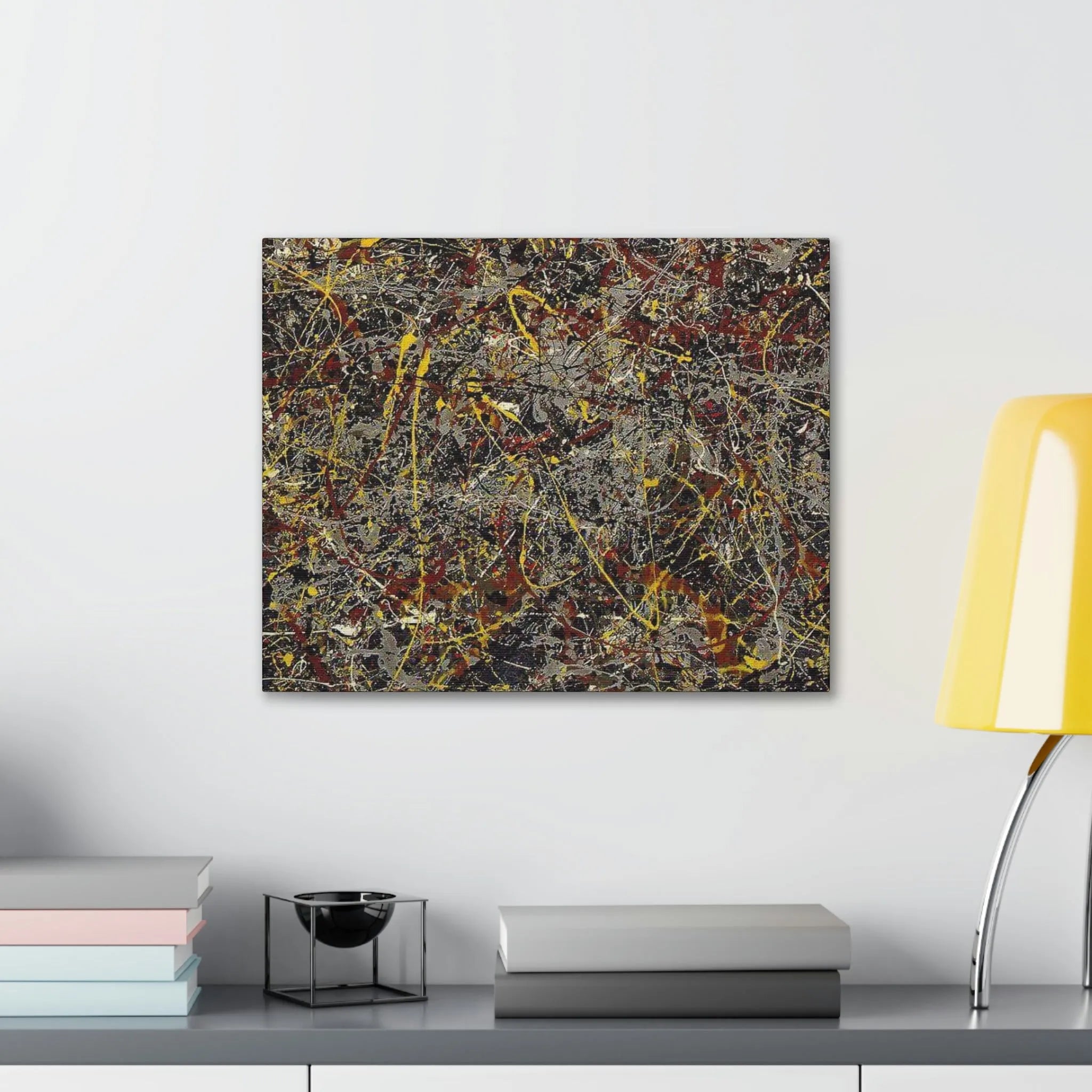 No 5 1948 by Jackson Pollock Art Canvas Gallery Wraps