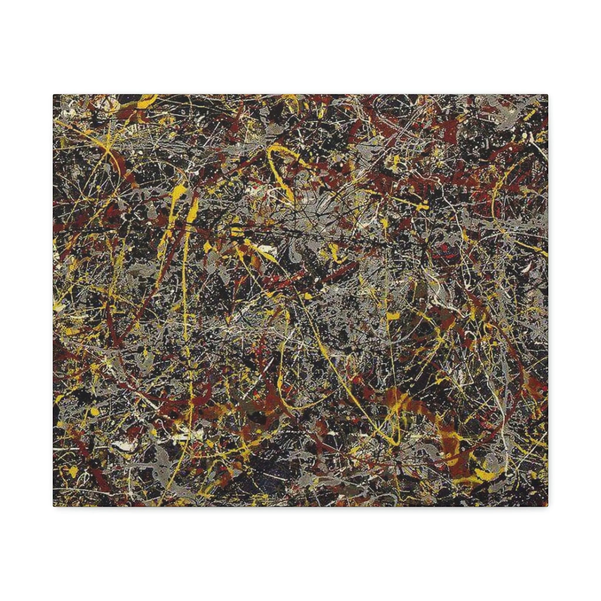 No 5 1948 by Jackson Pollock Art Canvas Gallery Wraps