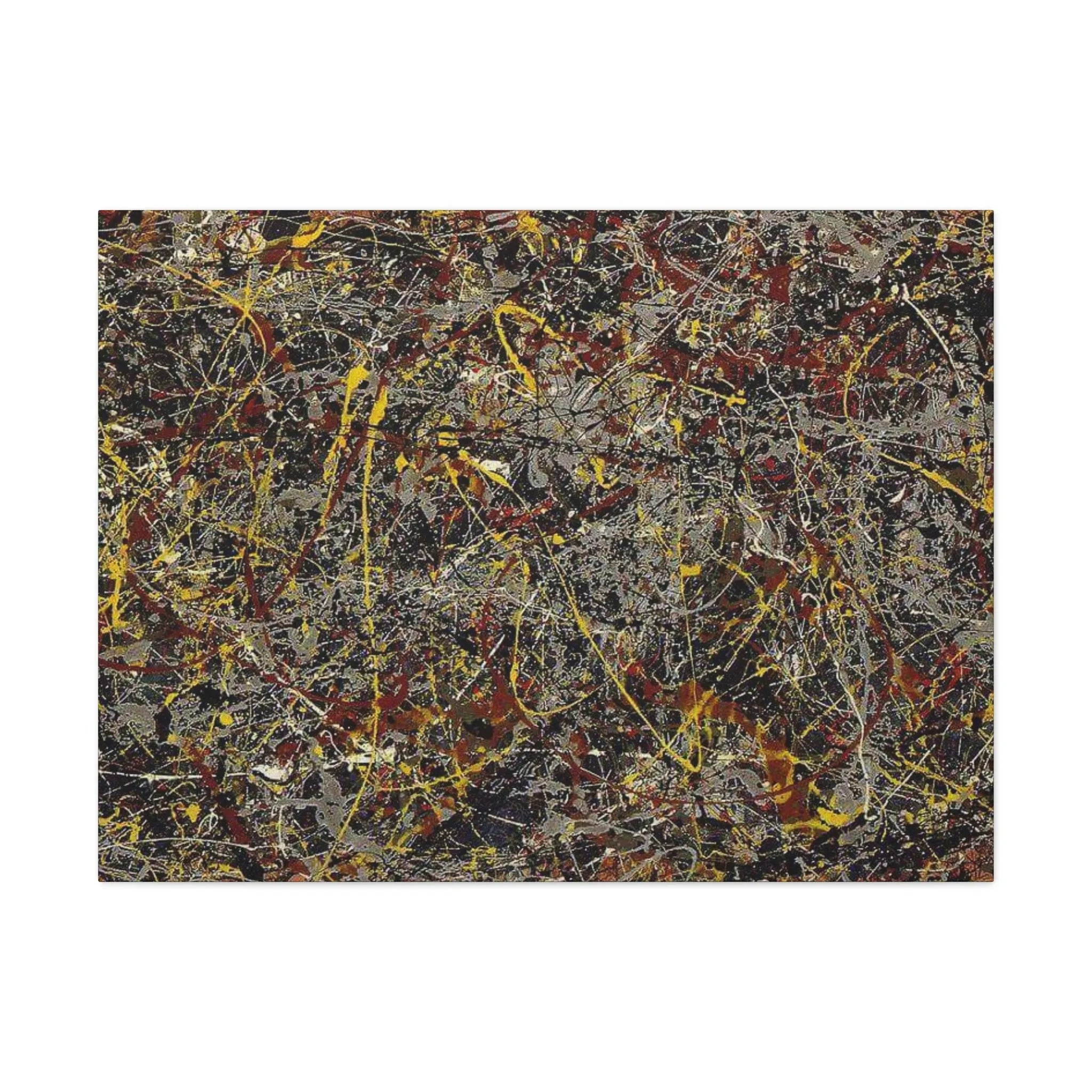 No 5 1948 by Jackson Pollock Art Canvas Gallery Wraps