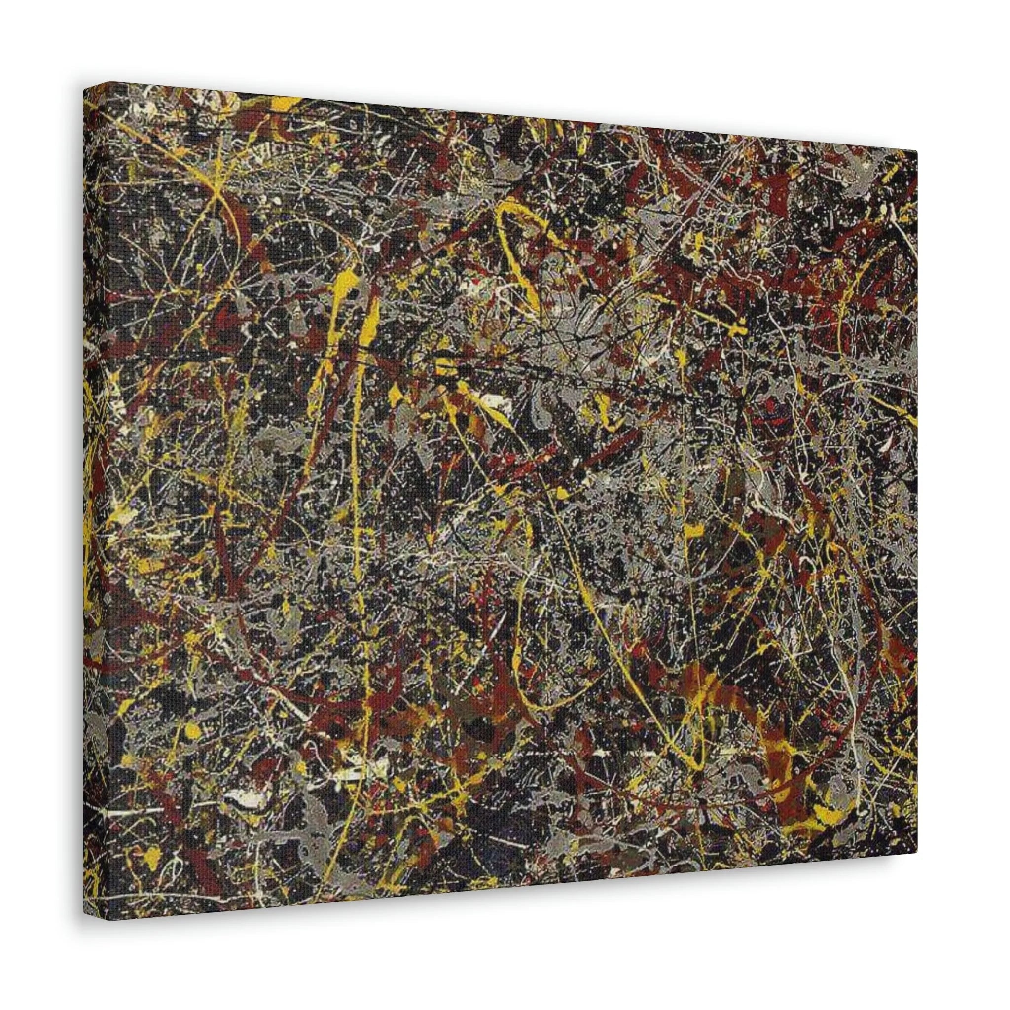 No 5 1948 by Jackson Pollock Art Canvas Gallery Wraps