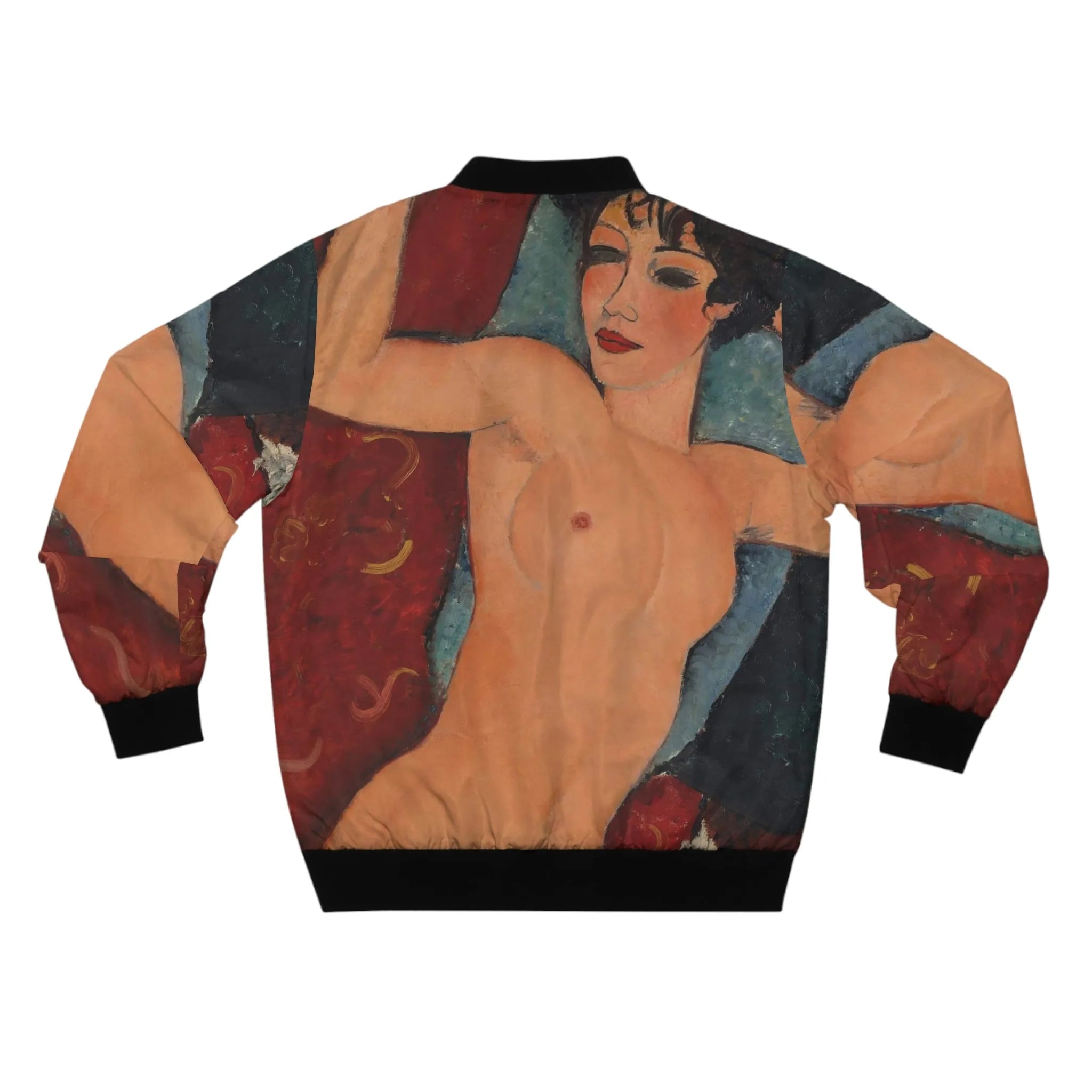 Nu couché by Amedeo Modigliani Art Bomber Jacket