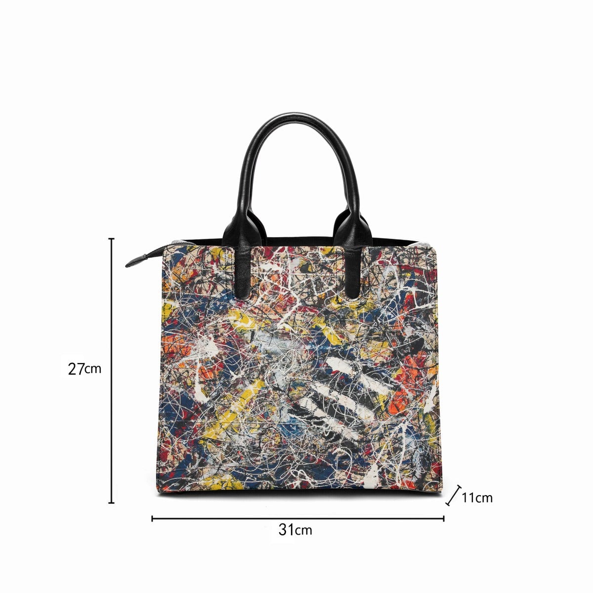 Number 17A by Jackson Pollock Abstract Handbag