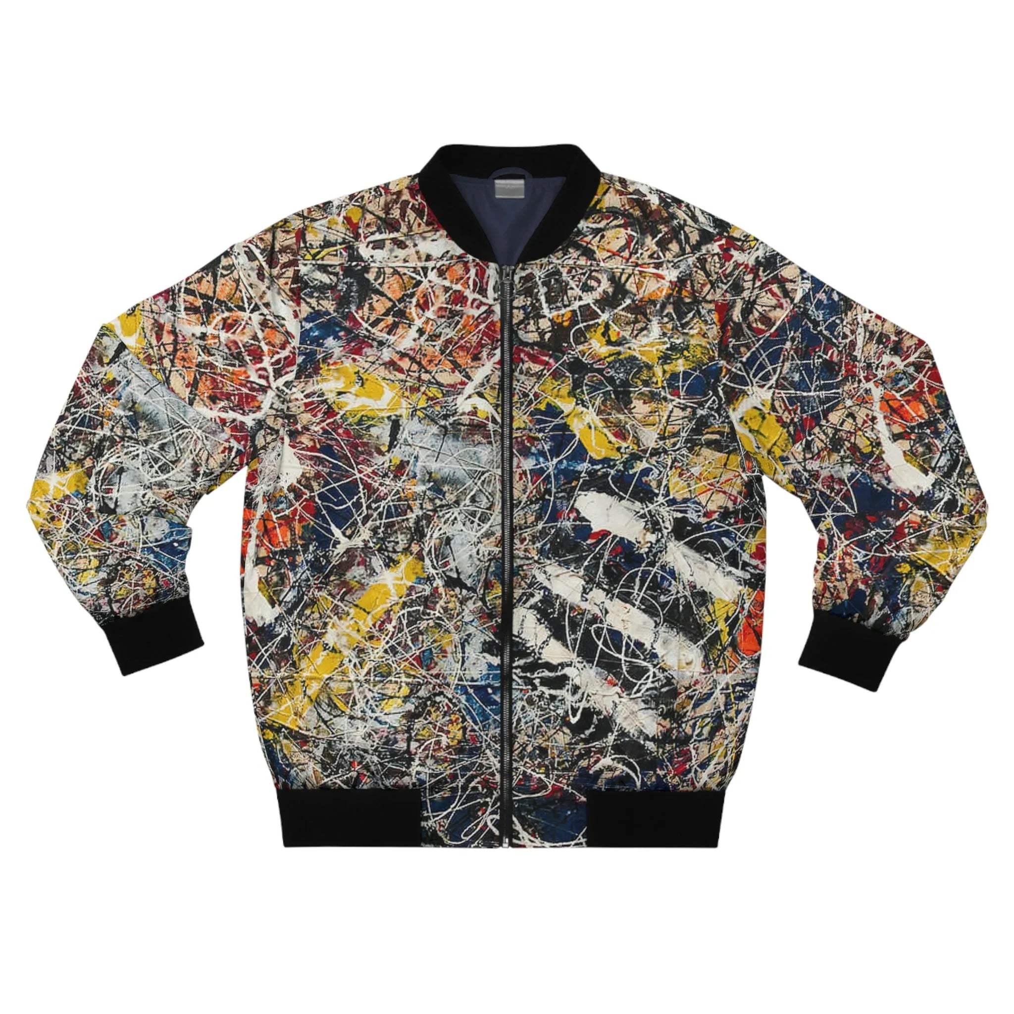 Number 17A by Jackson Pollock Art Bomber Jacket