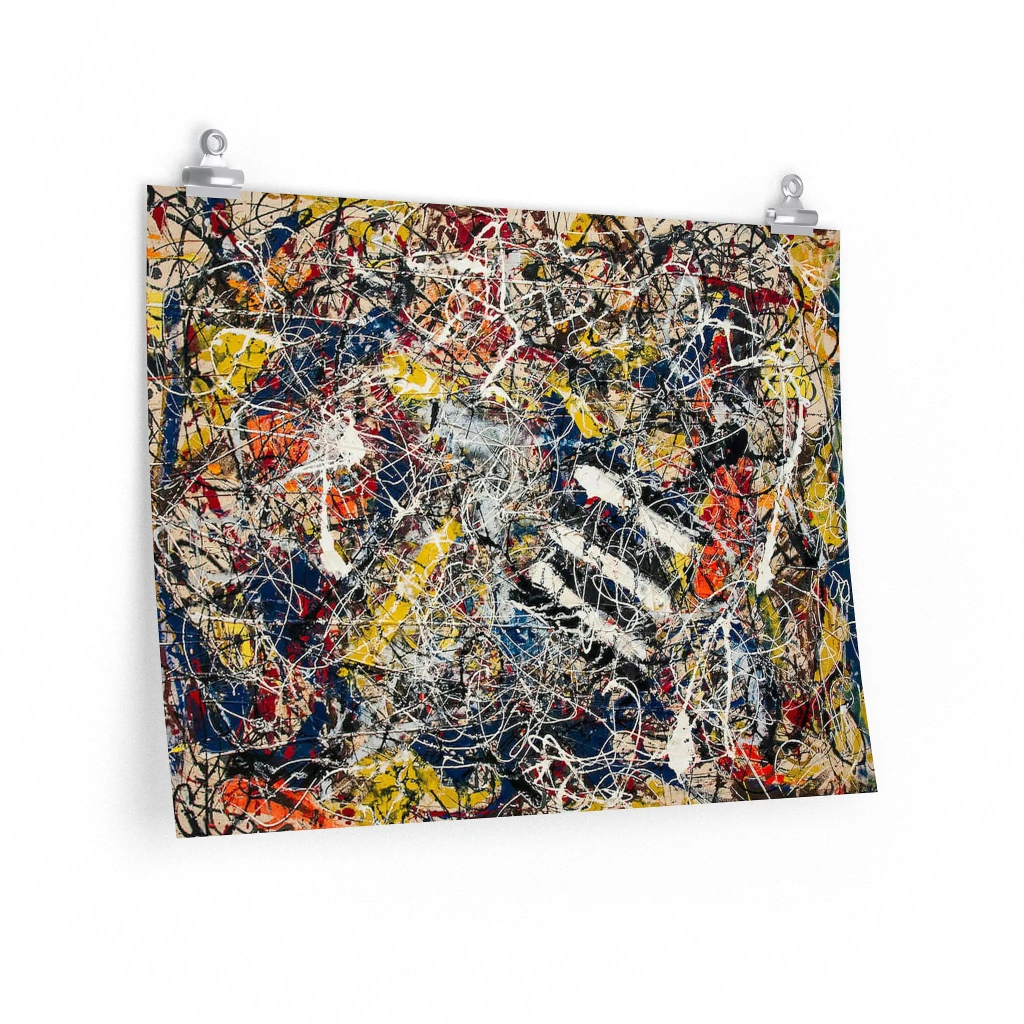 Number 17A by Jackson Pollock Art Premium Posters