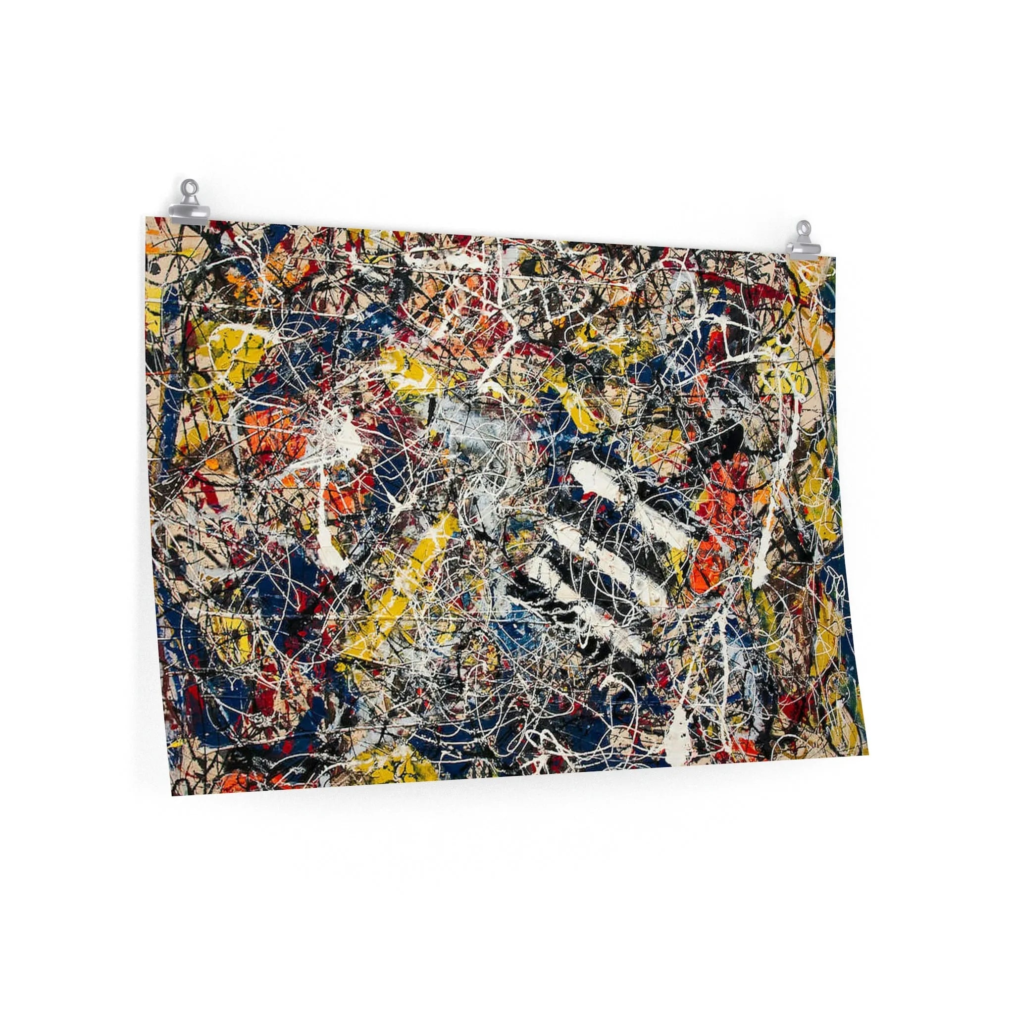 Number 17A by Jackson Pollock Art Premium Posters