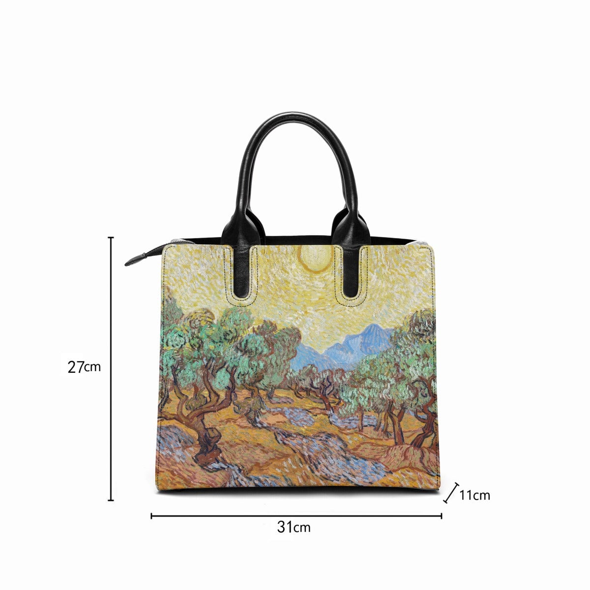 Olive Trees by Vincent Van Gogh Painting Handbag