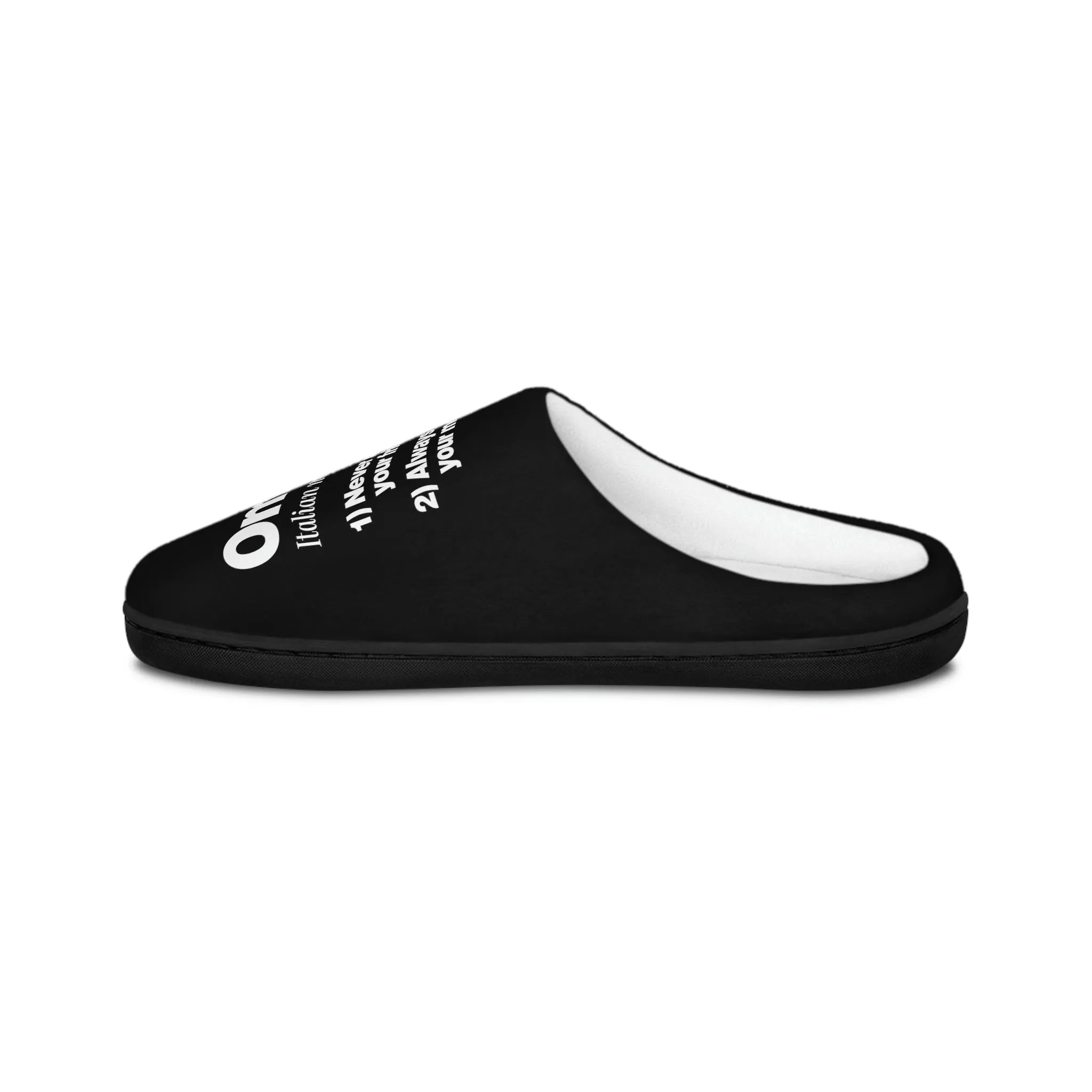 Omerta Never Rat Code of Silence Slippers