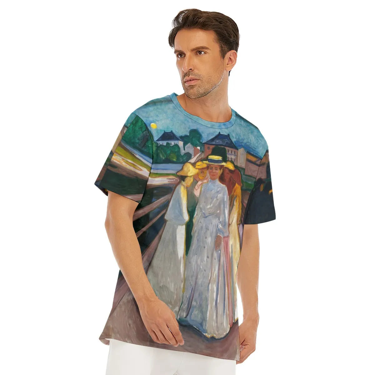 On the Bridge by Edvard Munch T-Shirt