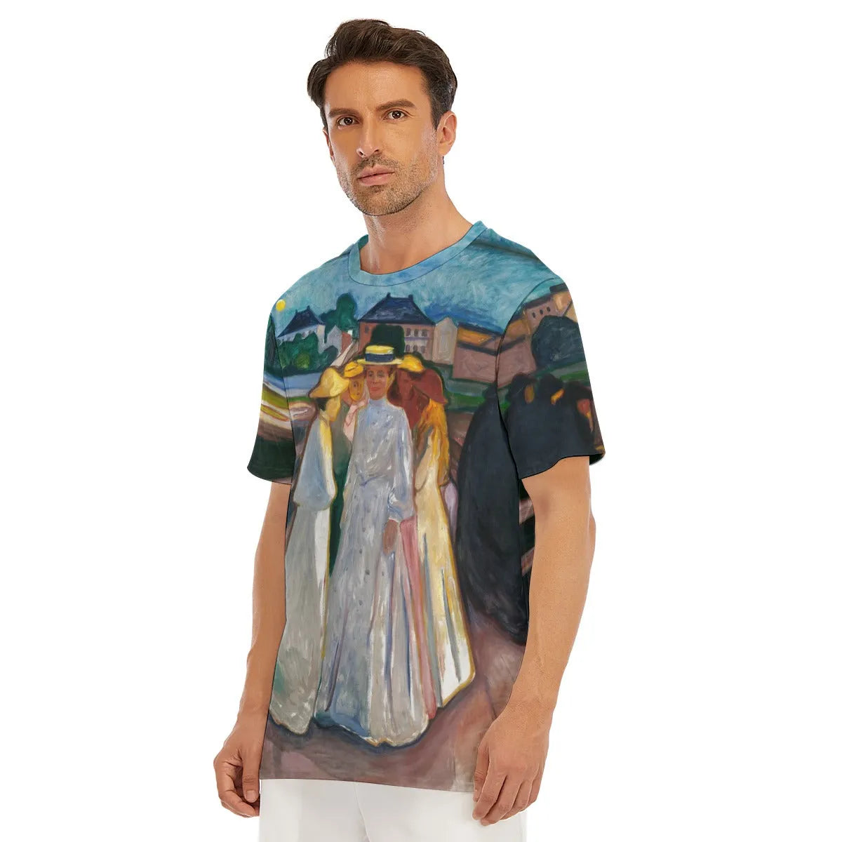 On the Bridge by Edvard Munch T-Shirt