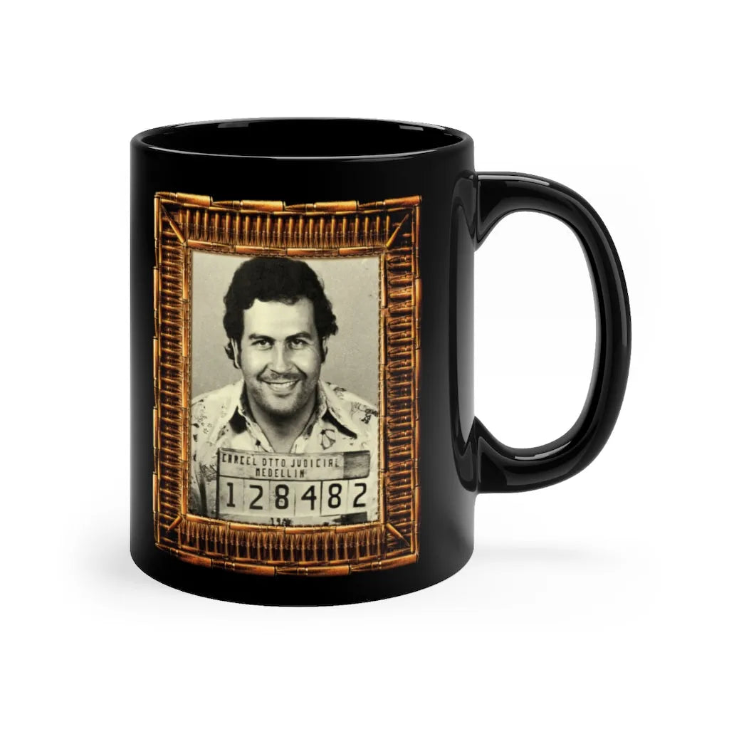 Pablo Emilio Escobar Gaviria Medellín Boss El Patron Black mug 11oz