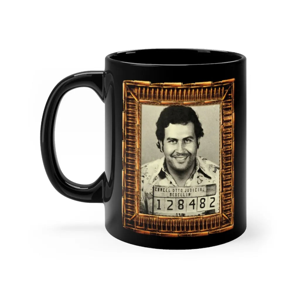 Pablo Emilio Escobar Gaviria Medellín Boss El Patron Black mug 11oz