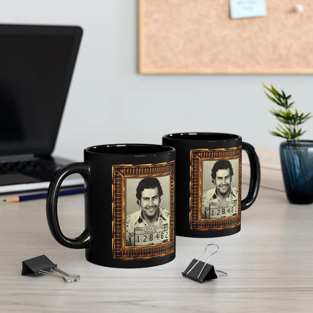 Pablo Emilio Escobar Gaviria Medellín Boss El Patron Black mug 11oz