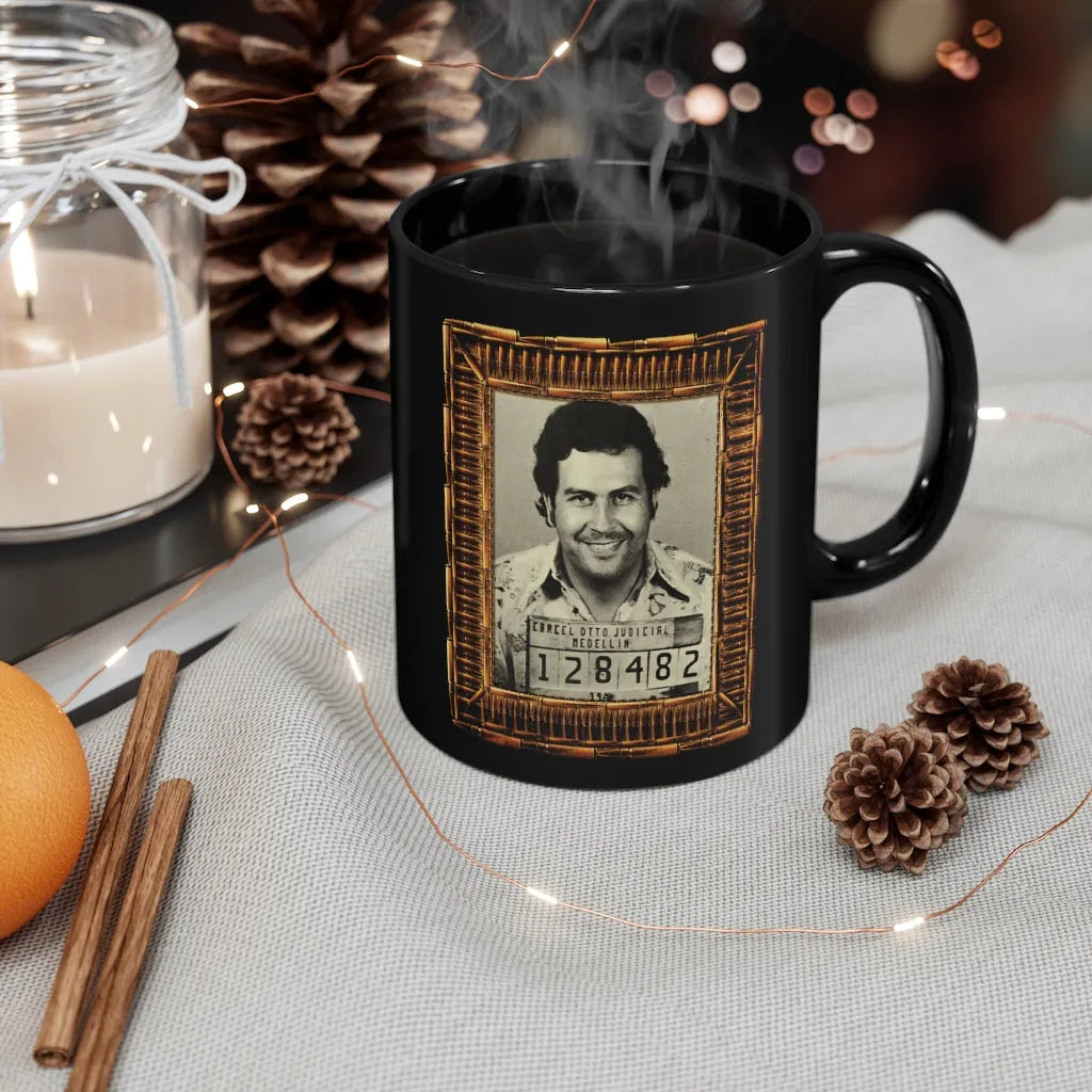 Pablo Emilio Escobar Gaviria Medellín Boss El Patron Black mug 11oz