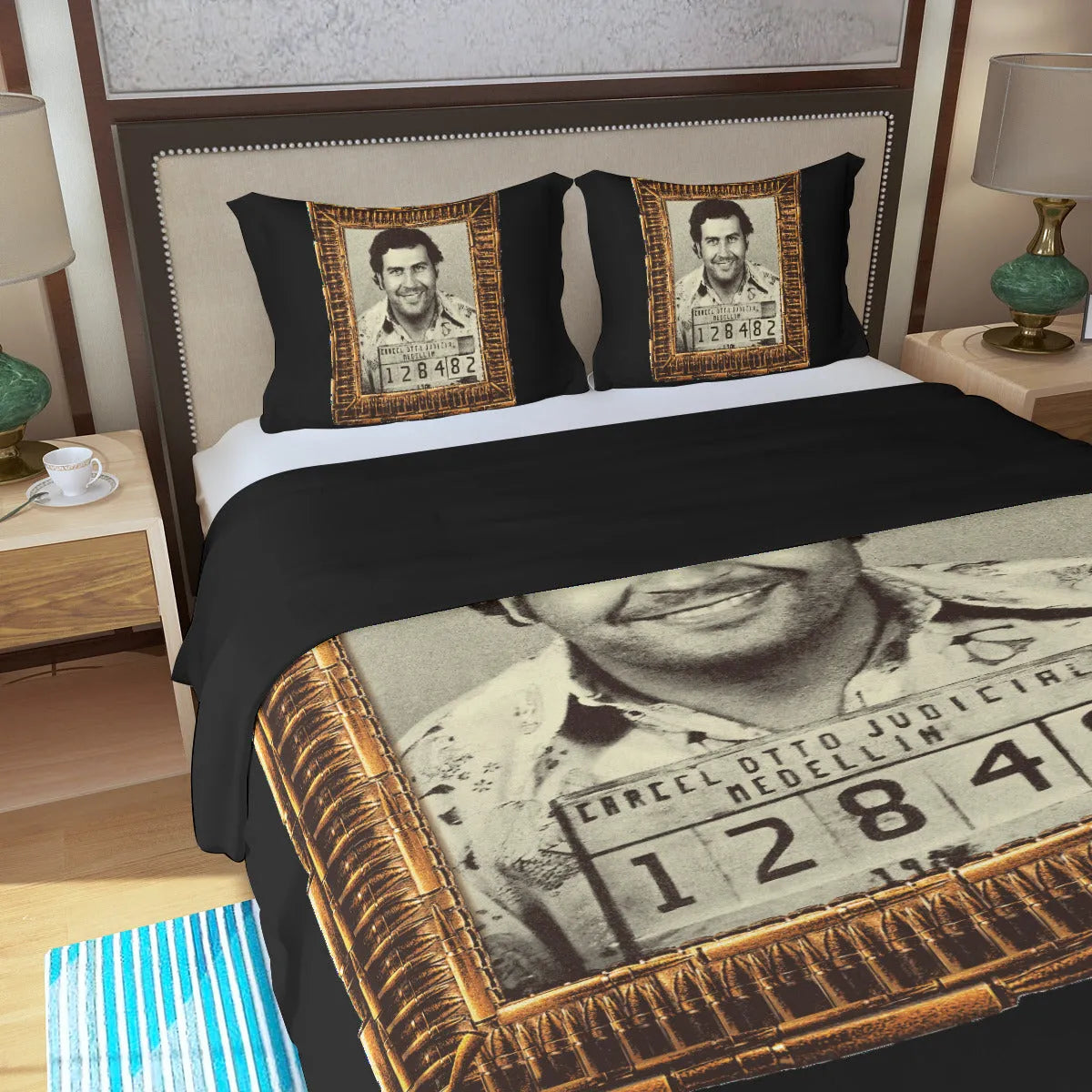 Pablo Escobar Gaviria El Patron Three Piece Duvet Cover Set