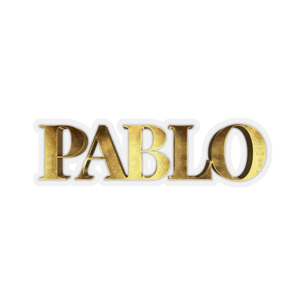 Pablo Escobar Golden El Patron Plata O Plomo Stickers