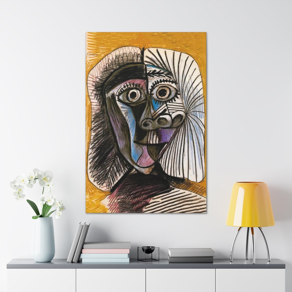 Pablo Picasso Head 1972 Canvas Gallery Wraps - Limited Edition Art