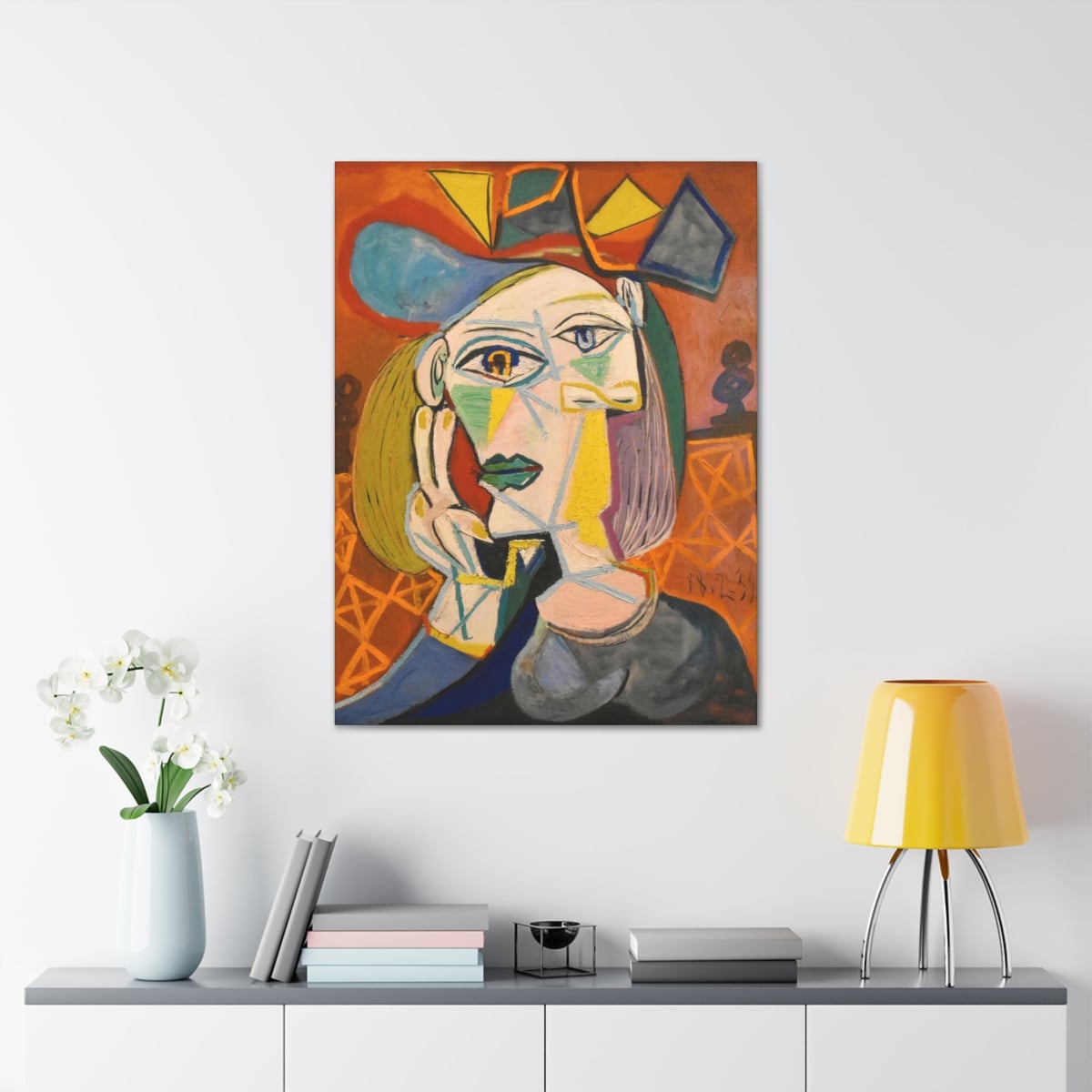 Pablo Picasso Woman in a Multicolored Hat 1939 Canvas Gallery Wraps