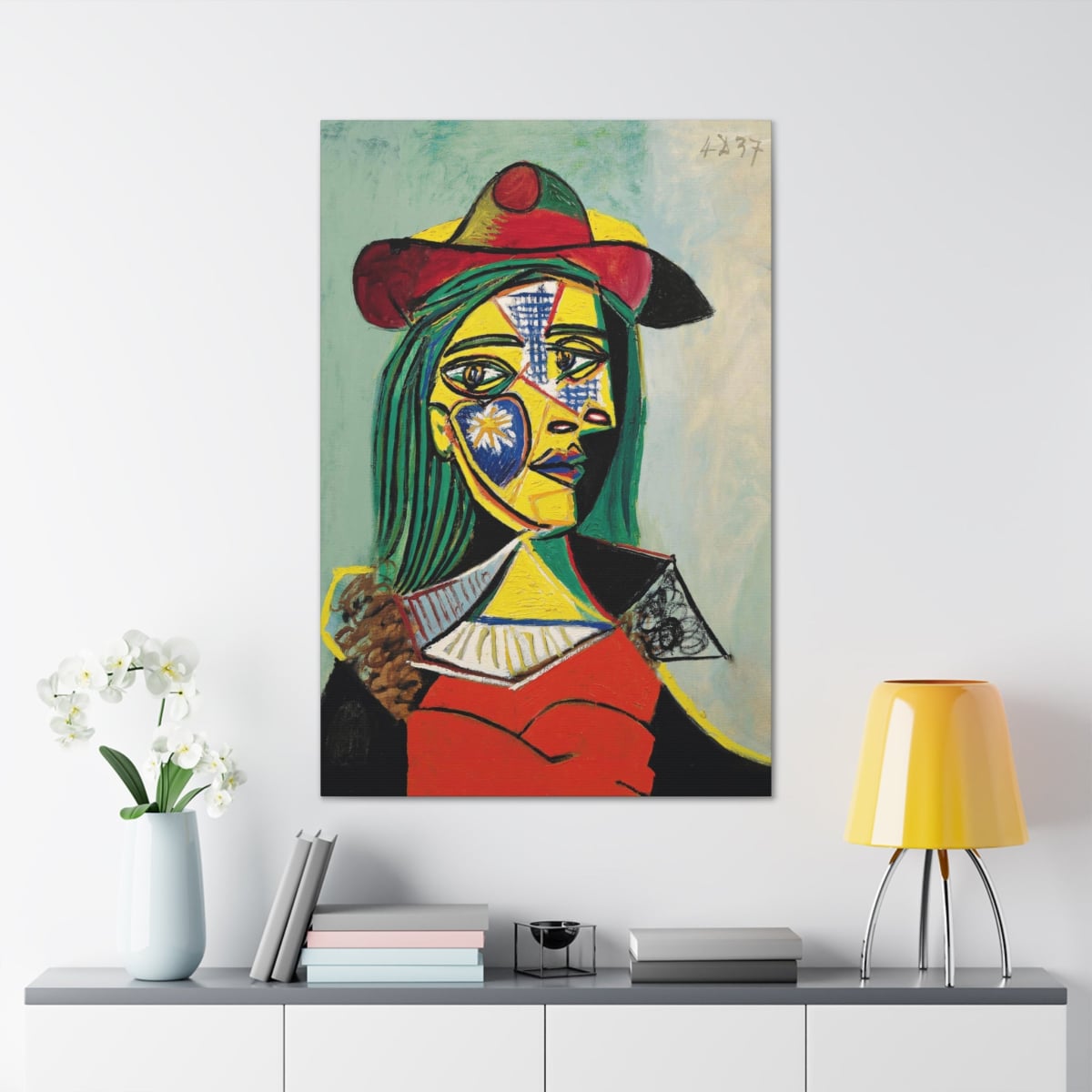 The Woman in Hat and Fur Collar - A Pablo Picasso Masterpiece