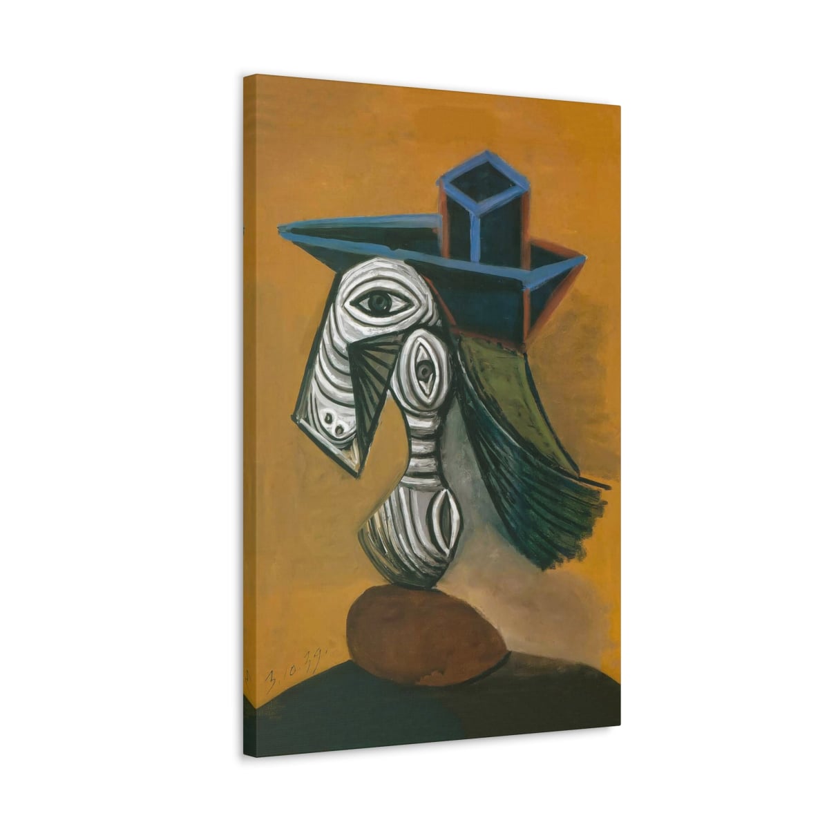 Expressionist Wall Decor Colorful Cubism Art