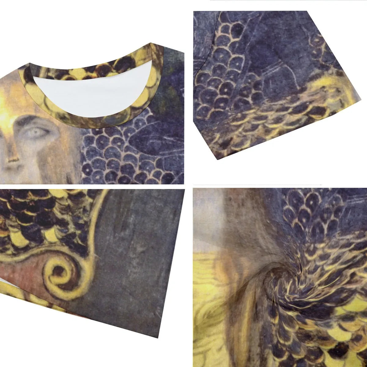 Pallas Athena Gustav Klimt T-Shirt - Famous Painting Art Tee