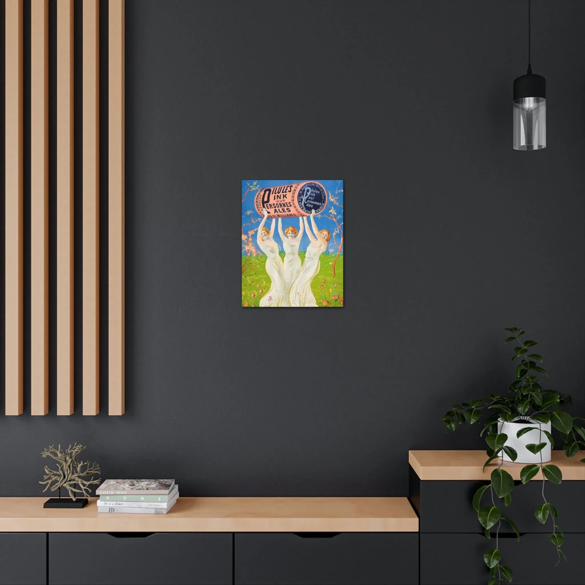 Pink Pills for Pale People Canvas Gallery Wraps