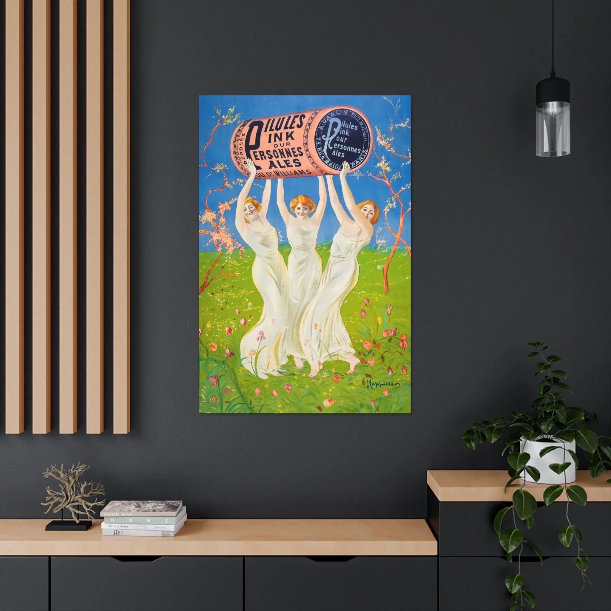 Pink Pills for Pale People Canvas Gallery Wraps