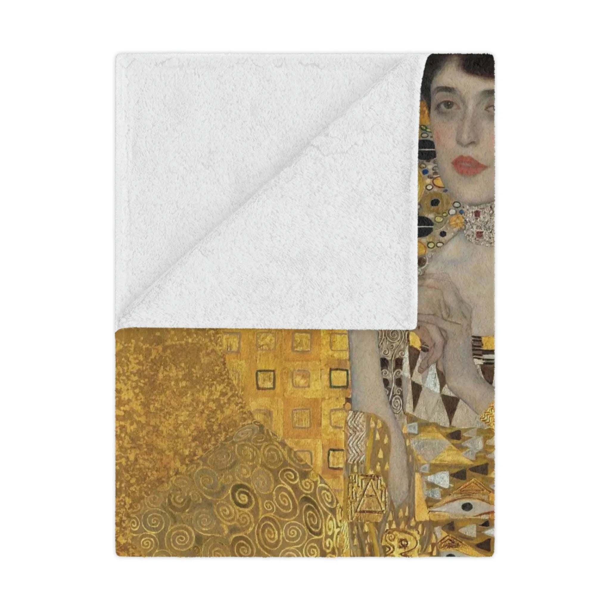 Portrait of Adele Bloch-Bauer I by Gustav Klimt Blanket